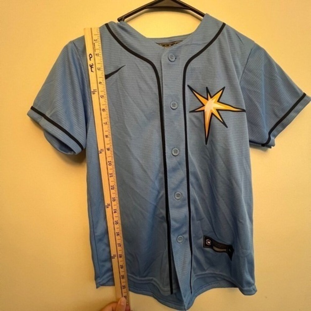 Nike MLB‎ Tampa Bay Rays Wander Franco Youth Jersey S NWT - Picture 4 of 9